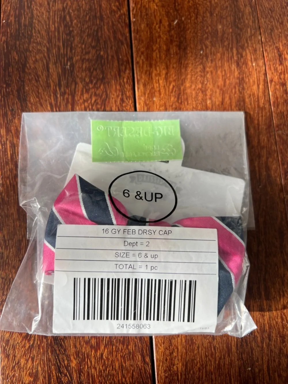 Gymboree Hot Pink and Navy Striped Kids Bow Tie
